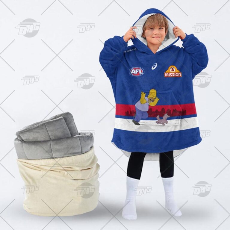 Australian Football League store - Loyal fans of Western Bulldogs's Unisex Oodie,Kid Oodie:vintage Australian Football League suit,uniform,apparel,shirts,merch,hoodie,jackets,shorts,sweatshirt,outfits,clothes