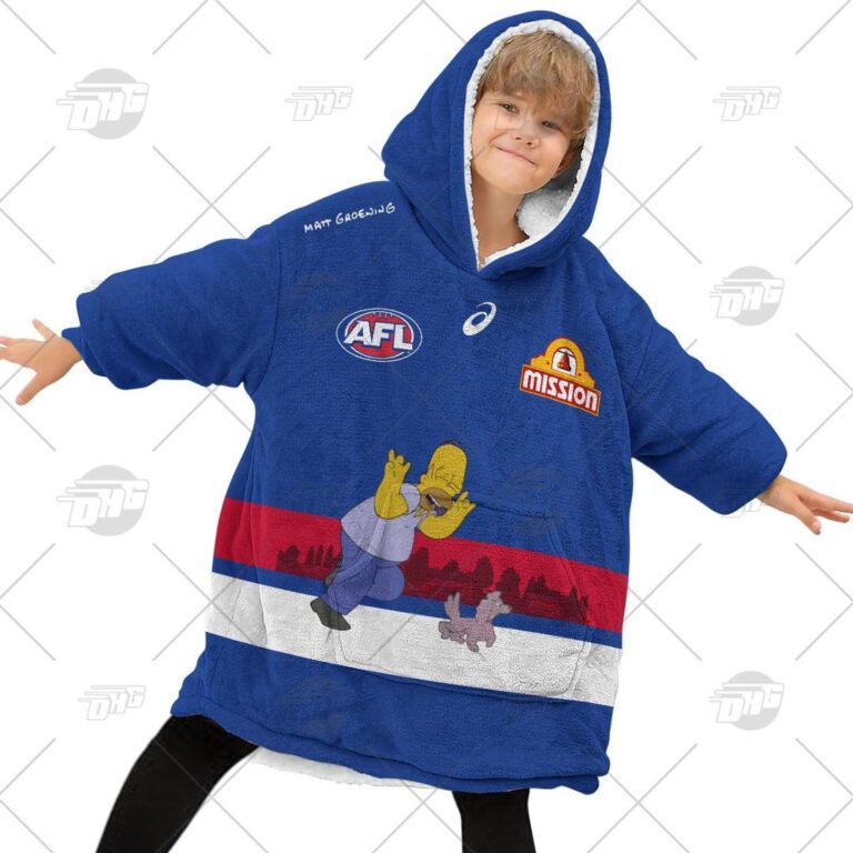Australian Football League store - Loyal fans of Western Bulldogs's Unisex Oodie,Kid Oodie:vintage Australian Football League suit,uniform,apparel,shirts,merch,hoodie,jackets,shorts,sweatshirt,outfits,clothes