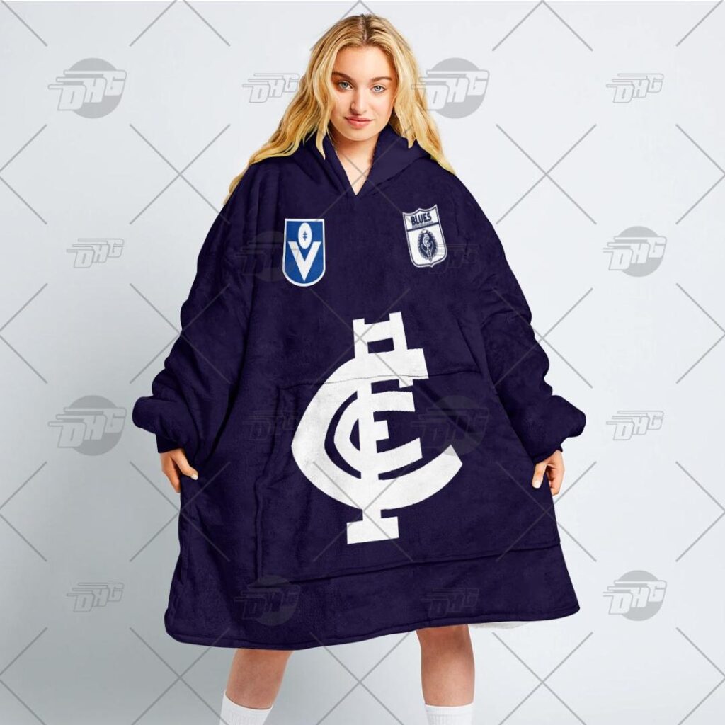 Australian Football League store - Loyal fans of Carlton Football Club's Unisex Oodie,Kid Oodie:vintage Australian Football League suit,uniform,apparel,shirts,merch,hoodie,jackets,shorts,sweatshirt,outfits,clothes