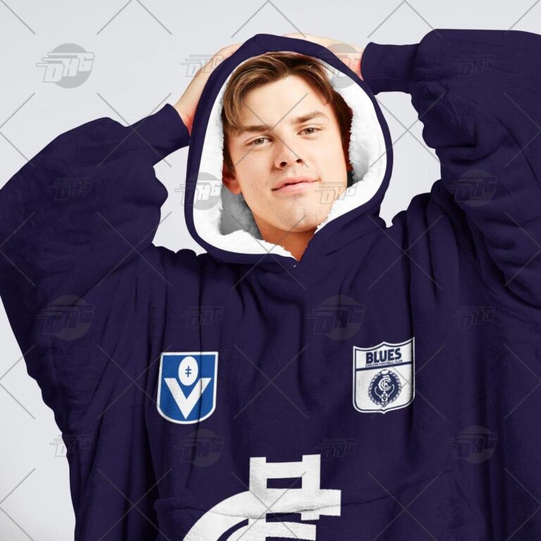 Australian Football League store - Loyal fans of Carlton Football Club's Unisex Oodie,Kid Oodie:vintage Australian Football League suit,uniform,apparel,shirts,merch,hoodie,jackets,shorts,sweatshirt,outfits,clothes