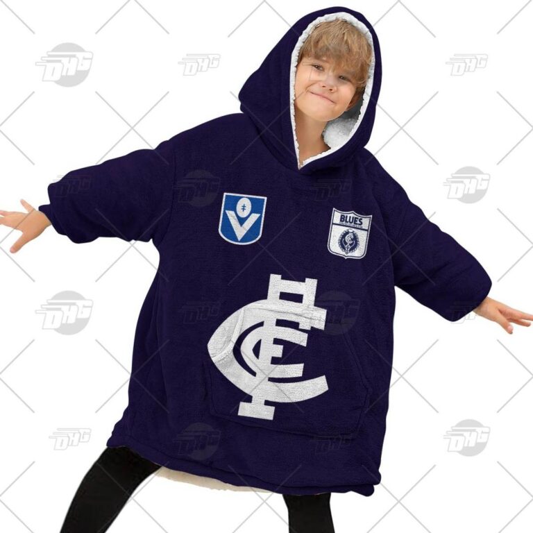 Australian Football League store - Loyal fans of Carlton Football Club's Unisex Oodie,Kid Oodie:vintage Australian Football League suit,uniform,apparel,shirts,merch,hoodie,jackets,shorts,sweatshirt,outfits,clothes