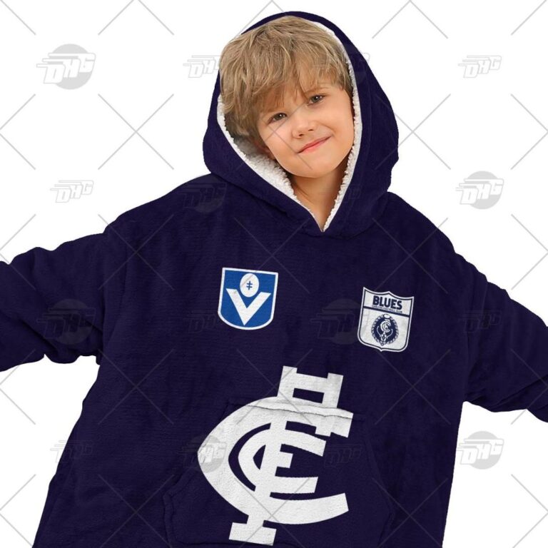 Australian Football League store - Loyal fans of Carlton Football Club's Unisex Oodie,Kid Oodie:vintage Australian Football League suit,uniform,apparel,shirts,merch,hoodie,jackets,shorts,sweatshirt,outfits,clothes