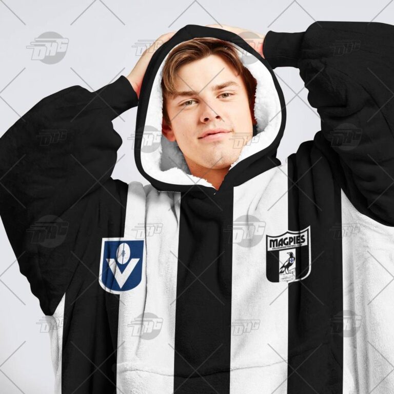 Australian Football League store - Loyal fans of Collingwood Football Club's Unisex Oodie,Kid Oodie:vintage Australian Football League suit,uniform,apparel,shirts,merch,hoodie,jackets,shorts,sweatshirt,outfits,clothes
