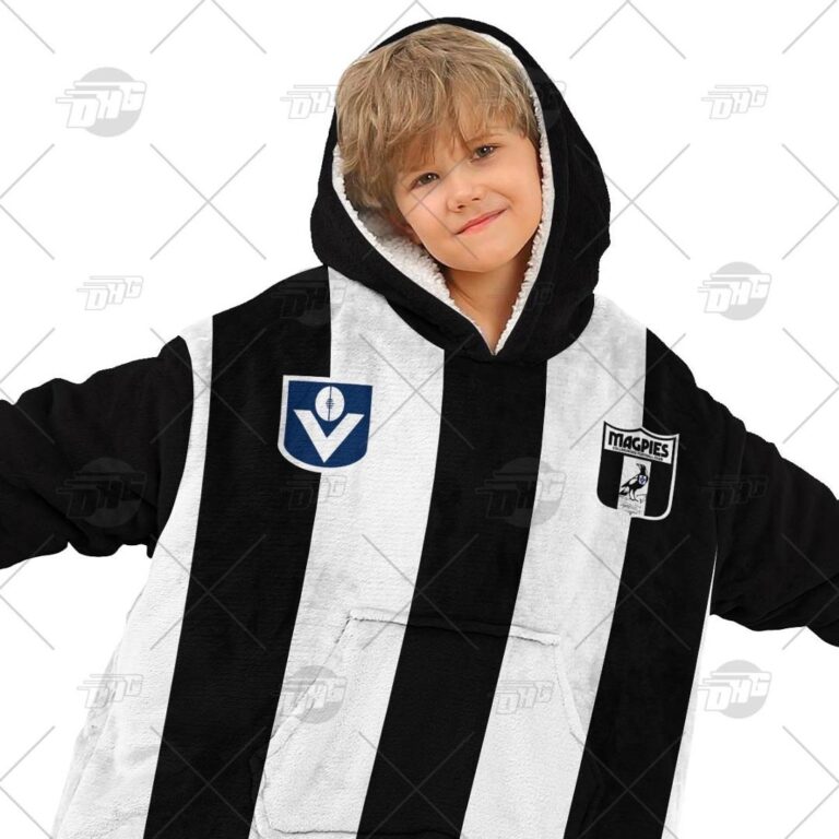 Australian Football League store - Loyal fans of Collingwood Football Club's Unisex Oodie,Kid Oodie:vintage Australian Football League suit,uniform,apparel,shirts,merch,hoodie,jackets,shorts,sweatshirt,outfits,clothes