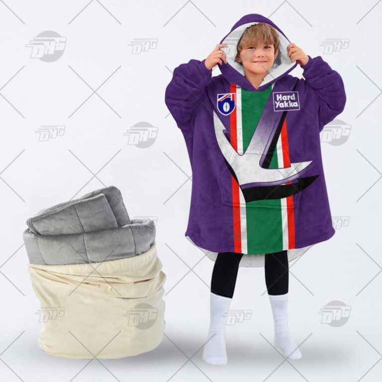 Australian Football League store - Loyal fans of Fremantle Football Club's Unisex Oodie,Kid Oodie:vintage Australian Football League suit,uniform,apparel,shirts,merch,hoodie,jackets,shorts,sweatshirt,outfits,clothes