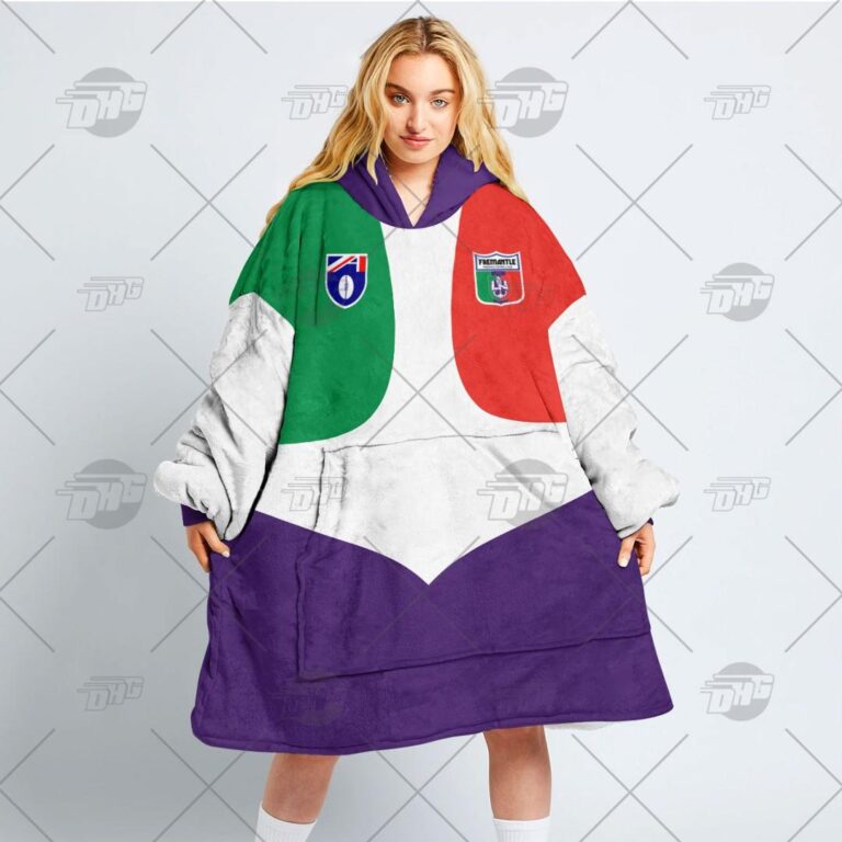 Australian Football League store - Loyal fans of Fremantle Football Club's Unisex Oodie,Kid Oodie:vintage Australian Football League suit,uniform,apparel,shirts,merch,hoodie,jackets,shorts,sweatshirt,outfits,clothes