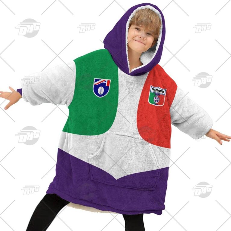 Australian Football League store - Loyal fans of Fremantle Football Club's Unisex Oodie,Kid Oodie:vintage Australian Football League suit,uniform,apparel,shirts,merch,hoodie,jackets,shorts,sweatshirt,outfits,clothes
