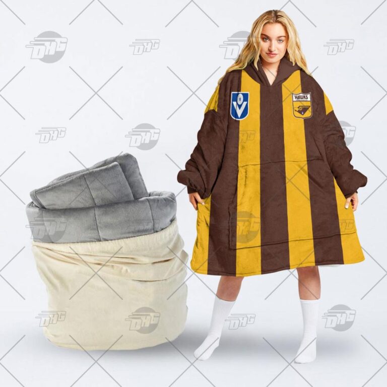 Australian Football League store - Loyal fans of Hawthorn Football Club's Unisex Oodie,Kid Oodie:vintage Australian Football League suit,uniform,apparel,shirts,merch,hoodie,jackets,shorts,sweatshirt,outfits,clothes
