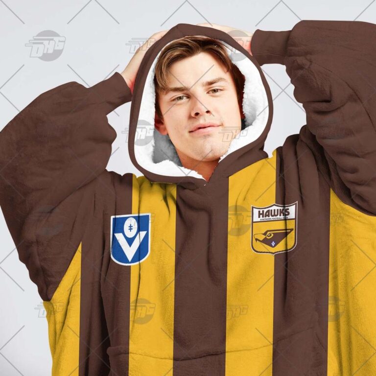 Australian Football League store - Loyal fans of Hawthorn Football Club's Unisex Oodie,Kid Oodie:vintage Australian Football League suit,uniform,apparel,shirts,merch,hoodie,jackets,shorts,sweatshirt,outfits,clothes