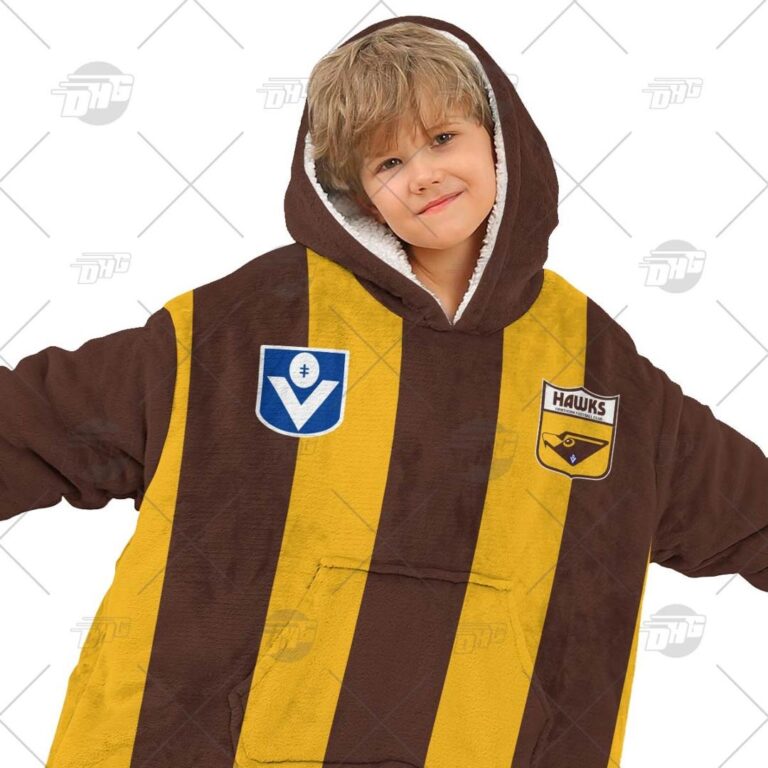 Australian Football League store - Loyal fans of Hawthorn Football Club's Unisex Oodie,Kid Oodie:vintage Australian Football League suit,uniform,apparel,shirts,merch,hoodie,jackets,shorts,sweatshirt,outfits,clothes
