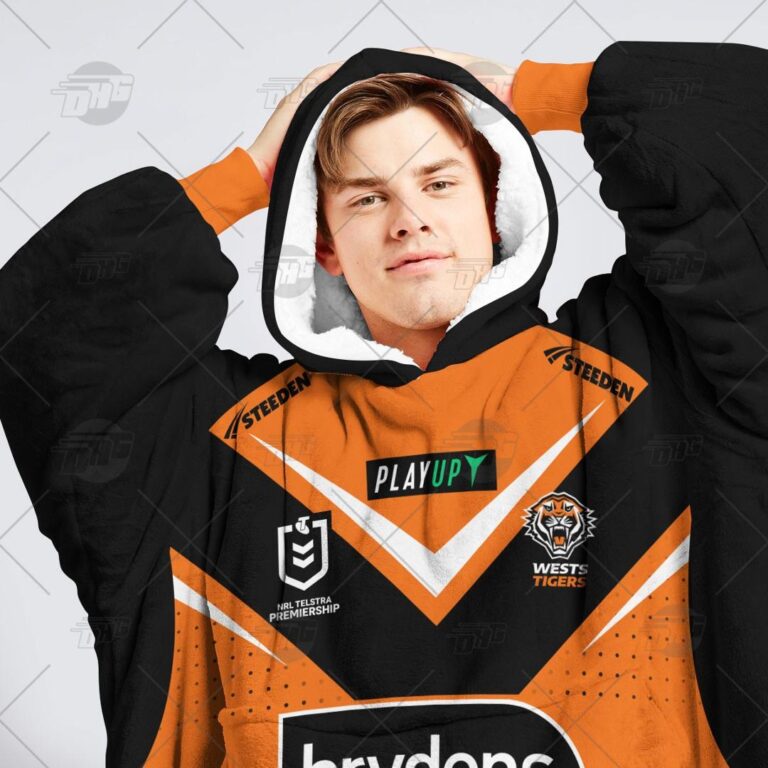 National Rugby League store - Loyal fans of Wests Tigers's Unisex Oodie,Kid Oodie:vintage National Rugby League suit,uniform,apparel,shirts,merch,hoodie,jackets,shorts,sweatshirt,outfits,clothes