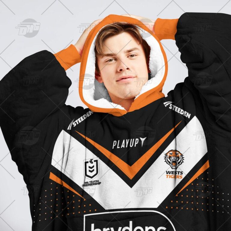 National Rugby League store - Loyal fans of Wests Tigers's Unisex Oodie,Kid Oodie:vintage National Rugby League suit,uniform,apparel,shirts,merch,hoodie,jackets,shorts,sweatshirt,outfits,clothes