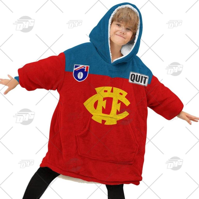 Australian Football League store - Loyal fans of Fitzroy Football Club's Unisex Oodie,Kid Oodie:vintage Australian Football League suit,uniform,apparel,shirts,merch,hoodie,jackets,shorts,sweatshirt,outfits,clothes